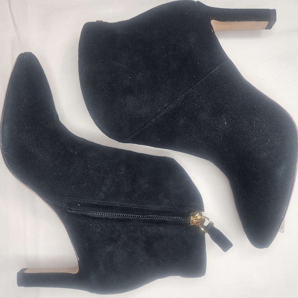 LAUREN RALPH LAUREN ISABELLE SUEDE BOOTIE ANKLE BOOTS Sz 5 NWT Retail $195 - Picture 7 of 8